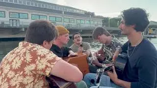 Margaret's Sick sings 'Trace of the Old You' in the Thea Foss Waterway in Tacoma w/ Tinyboatsession