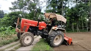 Swaraj 855 FE With Rotavator Working | Swaraj Tractor Video | Rafik tractor wala