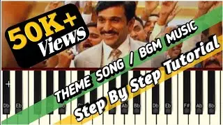 SCAM 1992 Theme Song - Easy Piano Tutorial (Step By Step With Notes)Background Music BGM On Keyboard