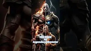 The Rock Superhero AI Crossover in 30 sec | Last one is killer  #wweai #celebrityai  #crossover