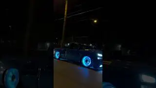 NBS Silverado Cateye Statik Blue Wheel Lights 🌐 #nbs #cateye #statik #silverado #droppedtrucks