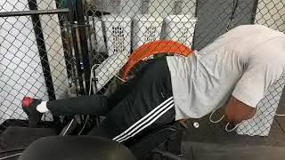 Hamstring Rehab - Single leg roman chair hold