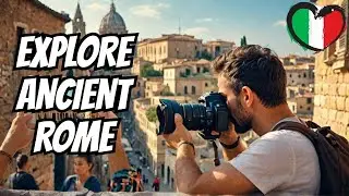 Rome, Italy Walking Tour: Explore the Roman Era Streets & The Pyramid of Cestius District 4K