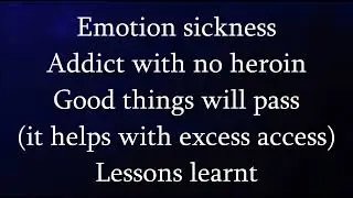 Silverchair - Emotion Sickness lyrics
