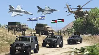 GTA 5 Gameplay - Attack on Army Convoy | Air Battle