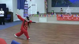 Tai Chi Sword by Mae at the HanQing Tai Chi 2025 Christmas Party in Tavares, Florida 20 Dec. 2025.