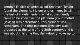 Discovery and History of Platinum