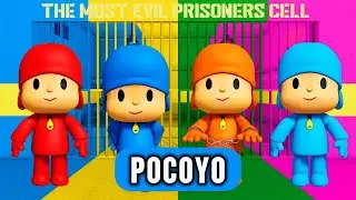 🔥 POCOYO vs BLOOD POCOYO – Prison Run WAR! 🚨