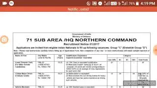 HQ Northern Command Recruitment 2018 CMD, LDC, Fireman, Labour, Cook, Cleaner &ndash; 90 Posts Last Date 2