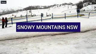 Snowy Mountains Australia , A drive to Perisher Valley & Kosciuszko National Park NSW