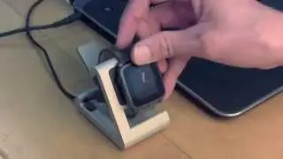 TimeDock Charging the Pebble Time Steel
