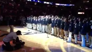 Takoma Academy-National Anthem Wizards/kings game Verizon c