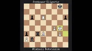 Mikhail Botvinnik vs Svetozar Gligoric | Hastings (England) - 1962