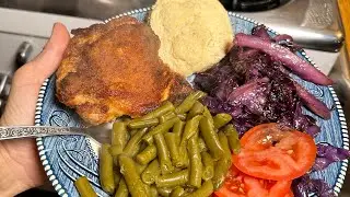 A hospice patients mamas recipe-oven fried chicken and biscuits 