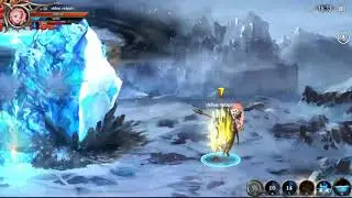 Dragon Spear balanced Sorceress Guardians of the ice wall solo