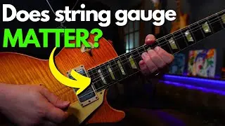 Why I use the thinnest guitar strings I can and you should too…