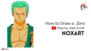 How to draw Zoro [ One Piece ] || Zoro half face step by step || easy anime ideas for beginners