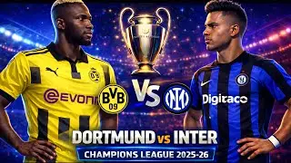 🎮 Ep 76 | Dortmund vs Inter Milan 🔥 Champions League Night | FC 26 Simulation