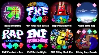 FNF Roasting on a Cartoon Friday V2, Beat Shooting, Rap Battle, Rap Music Battle, FNF Carnival