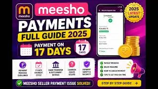 Meesho Payments Full Guide 2025 | Payment on 17 Days | Meesho Seller Payment Issue Solved | Agra
