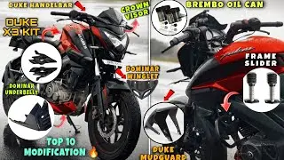 Top 10 modification for ns200 | Universal modification for ns series 🔥