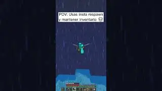POV: UTILIZAS AUTORESPAWN 💀 #minecraft #shorts