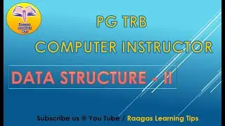 TRB Computer Instructor DataStructure 2