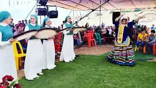 یه رقص محلی زیبا ببینیم همراه با گروه دف نوازان