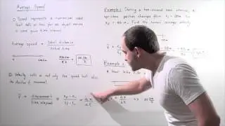 Average Velocity
