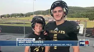 McPherson brothers share dream of sharing the NFL field