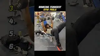 Ranking Funniest Gym Fails 💪 #ranking #fails #funny #tiktok