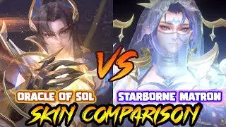 Luo Yi - Starborne Matron create skin V.S. Oracle of Sol epic skin - MLBB - Skin Comparison