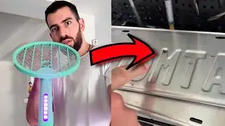 Essa raquete lampião atrai e elimina mosquitos automaticamente!