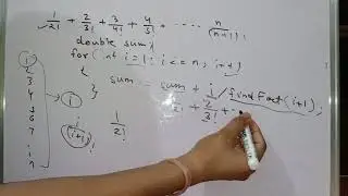 1/2! + 2/3! + 3/4! + ... + n/(n + 1)! | Sum of Series ICSE / ISC | Hindi