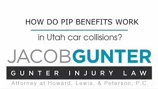 Personal Injury Protection Benefits in a Utah car collision (PIP)