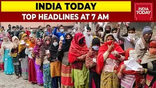 Top Headlines At 7 AM | State Of War U.P's Phase-4 Polling | February 23, 2022