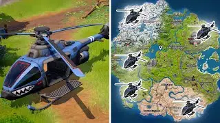 All Choppa Spawn Locations in Fortnite Chapter 3 Season 2