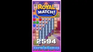 Royal Match Level 2594 - No Boosters Gameplay