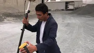 set out line in the site with Gps