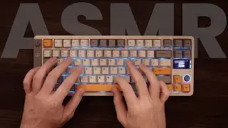 ⌨️ 20 минут чистого ASMR печатания – Epomaker RT85 (Кремовый звук) • ASMR No Talking