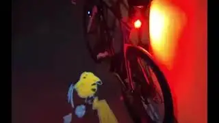Animated USB Rechargeable Bike Motorcycle bicycle LED Lights Projector Pikachu Gift