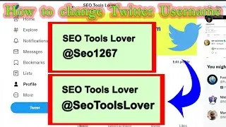How to change twitter username 2022 | How to change twitter handle | Change twitter username 2022