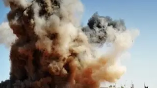 RAF Brimstone precision missiles fly in through the windows of ISIS hide-out and destroy it