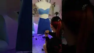 Делаем костюм принцессы Киды на Хэллоуин в последнюю минуту // Часть 2 #шорты