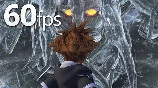 60fps Kingdom Hearts 3: Tutorial Giant Heartless Boss Battle Darkside ᴴᴰ