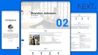 🔥Nextjs Website: Creating a Dynamic Personal Portfolio Website (TypeScript, Dynamic Api) (2)