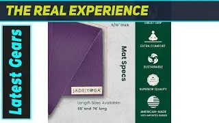 Коврик для йоги Jade Fusion: невероятный комфорт, непревзойденное сцепление!