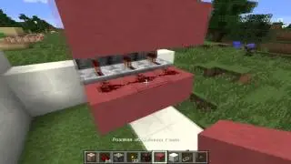Нажимная кнопка в Minecraft