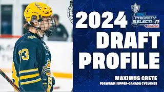 2024 #OHLDraft Prospect Profile: Maximus Crete (Upper Canada Cyclones)