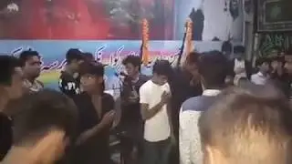 Rukhsat ke liye khaime me dakhil huye akbar/Anjuman Abdia Pakhnari